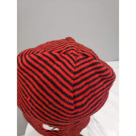 VINTAGE Marilyn Manson 1990s Antichrist Superstar Shock‎ Logo Beanie Authentic - Picture 4 of 7